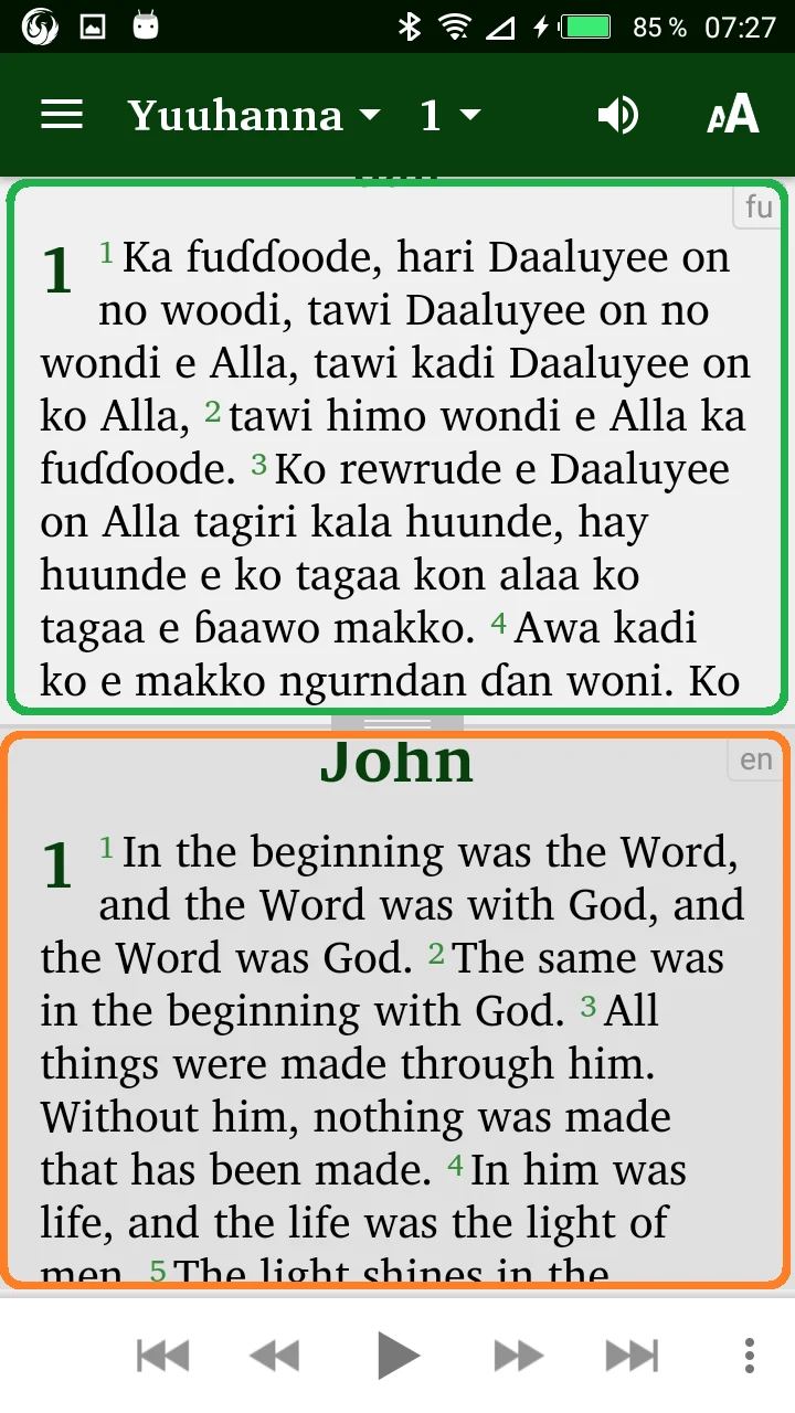 Pular Fuuta-Jallon, fr. En. Ar screenshot