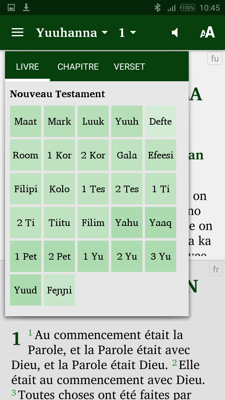 Pular Fuuta-Jallon, fr. En. Ar screenshot