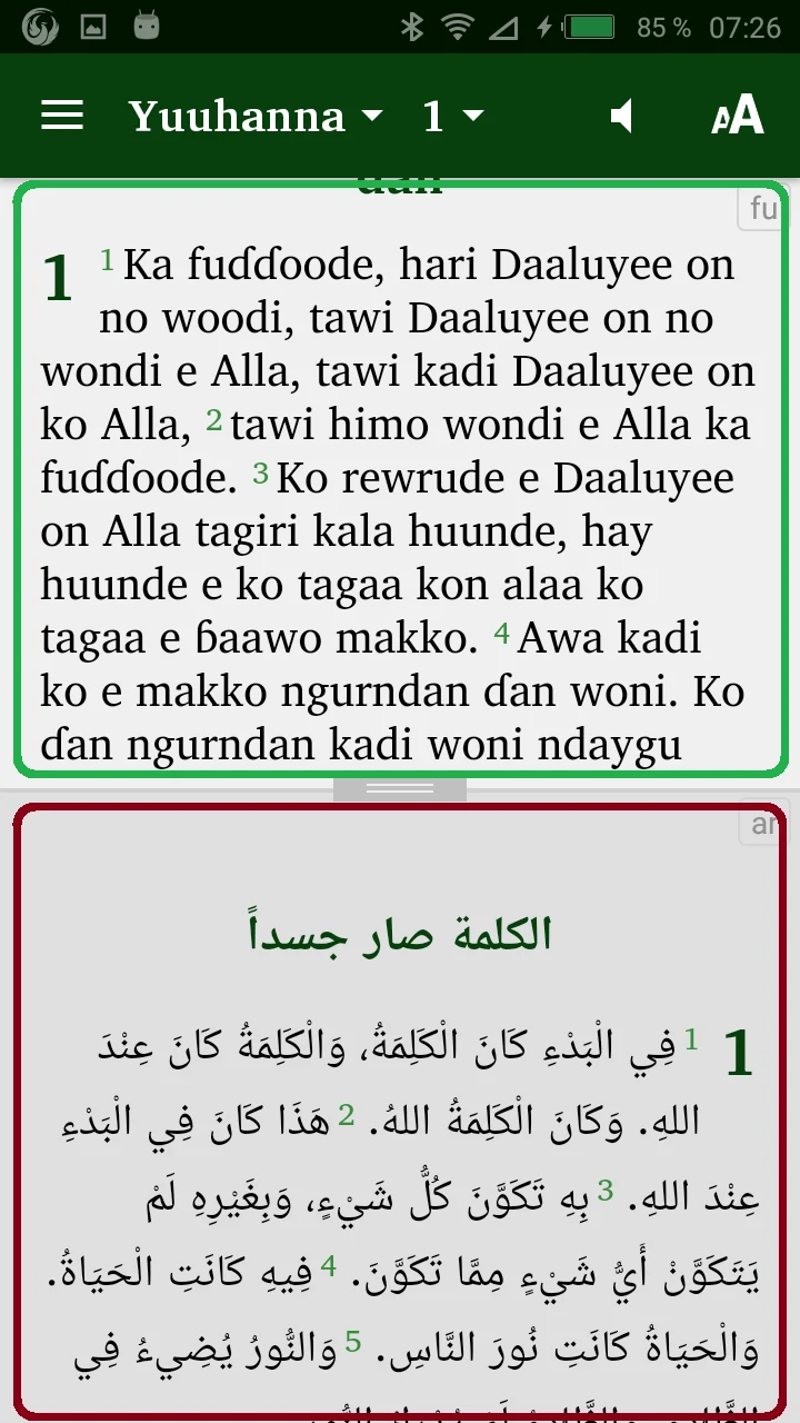 Pular Fuuta-Jallon, fr. En. Ar screenshot